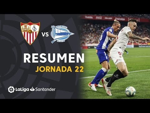 Resumen de Sevilla FC vs Deportivo Alavés (1-1)