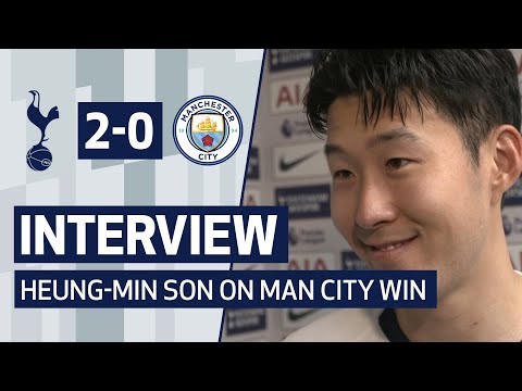 INTERVIEW | HEUNG-MIN SON ON MANCHESTER CITY WIN | Spurs 2-0 Man City