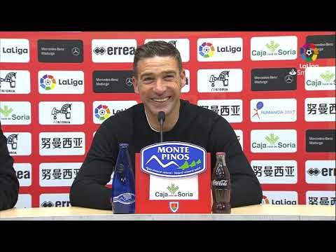 Rueda de prensa de Luis Carrión tras el CD Numancia vs UD Almería (1-1)