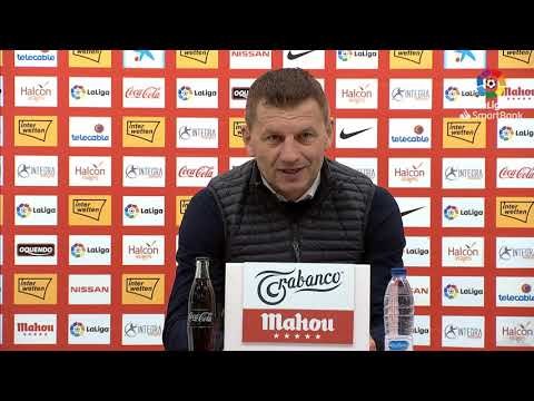 Rueda de prensa de Miroslav Djuki? tras el Real Sporting vs CD Mirandés (2-2)