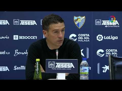 Rueda de prensa de Luis Carrión tras el Málaga CF vs CD Numancia (2-1)