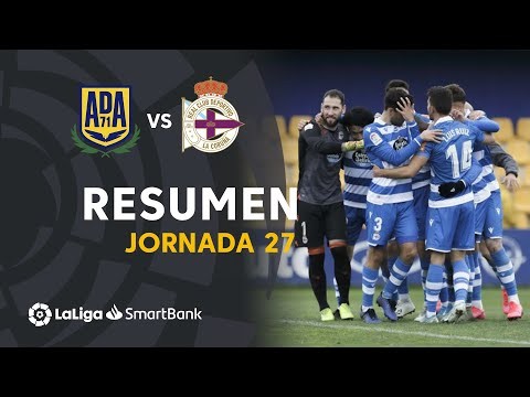 Resumen de AD Alcorcón vs RC Deportivo (0-1)