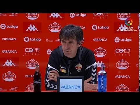 Rueda de prensa de Pacheta tras el CD Lugo vs Elche CF (2-2)