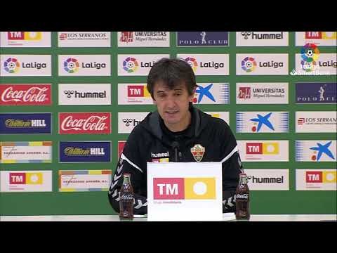 Rueda de prensa de  Pacheta tras el Elche CF vs Real Zaragoza (1-2)