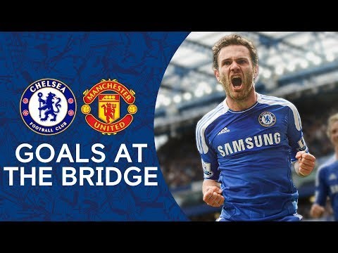 Best Goals v Manchester United At The Bridge | Zola Magic, Mata Magnificence | Chelsea Tops