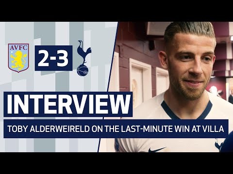 INTERVIEW | TOBY ALDERWEIRELD ON LAST-MINUTE WIN AT ASTON VILLA