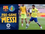 How Messi warmed up pre-Getafe 🔥