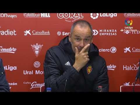 Rueda de prensa de Víctor Fernández tras el CD Mirandés vs Real Zaragoza (1-1)