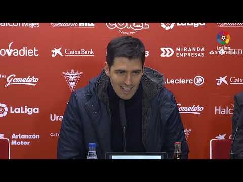 Rueda de prensa de Andoni Iraola tras el CD Mirandés vs Real Zaragoza (1-1)