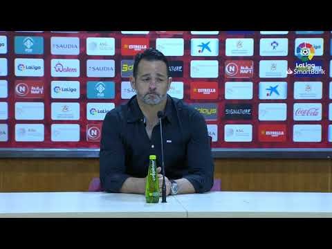 Rueda de prensa de  Baldomero Hermoso tras el UD Almería vs CF Fuenlabrada (0-0)