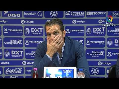 Rueda de prensa de  Rubén Baraja tras el CD Tenerife vs Elche CF (1-0)