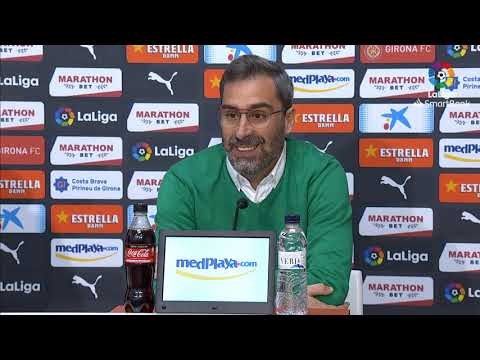 Rueda de prensa de  Jon Pérez Bolo tras el Girona FC vs SD Ponferradina (2-0)