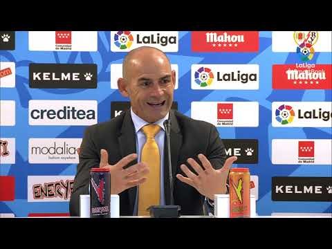 Rueda de prensa de Paco Jémez tras el Rayo Vallecano vs SD Huesca (2-0)