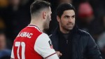 Arsenal v Olympiakos: Mikel Arteta hopeful Sead Kolasinac will return this season