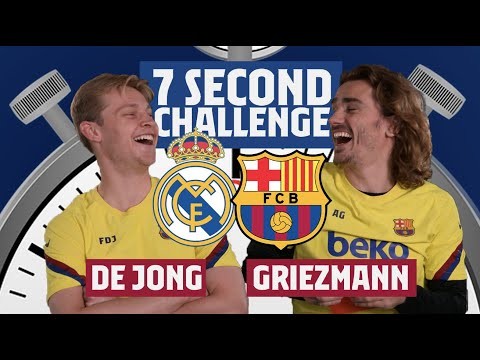 7 SECOND CHALLENGE EL CLÁSICO | Griezmann vs. De Jong