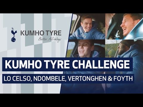 Lo Celso, Ndombele, Vertonghen & Foyth | KUMHO TYRE PRECISION DRIVING CHALLENGE