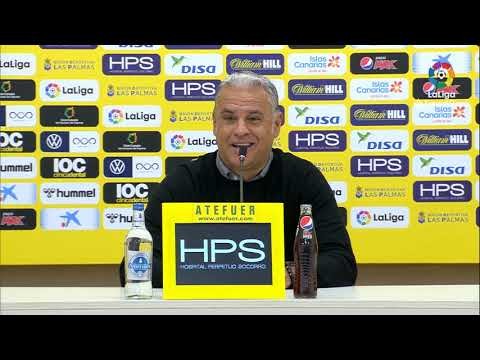 Rueda de prensa de  Sergio Pellicer tras el UD Las Palmas vs Málaga CF (1-1)