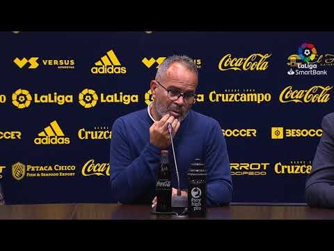 Rueda de prensa de  Álvaro Cervera tras el Cádiz CF vs UD Almería (2-1)