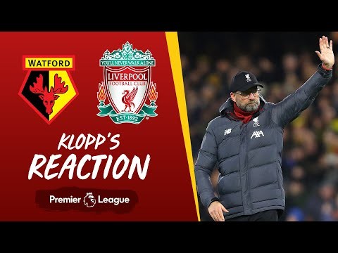 Klopp's Reaction: 'We didn't perform like we should have' | Watford vs Liverpool