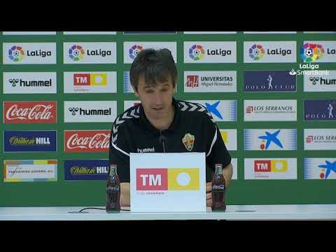 Rueda de prensa de Pacheta tras el Elche CF vs CD Numancia (2-0)