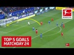 Top 5 Goals on Matchday 24 - Coutinho, Stindl, Quaison & More
