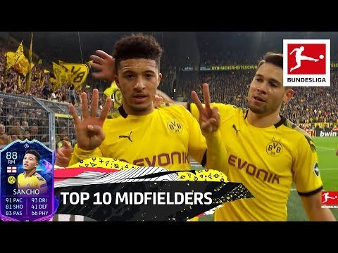 Top 10 Midfielders - Reus, Sancho, Müller & More | EA SPORTS FIFA 20