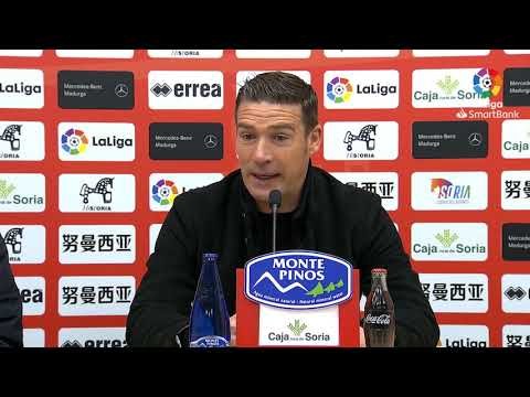 Rueda de prensa de  Luis Carrión tras el CD Numancia vs Real Racing Club (1-2)