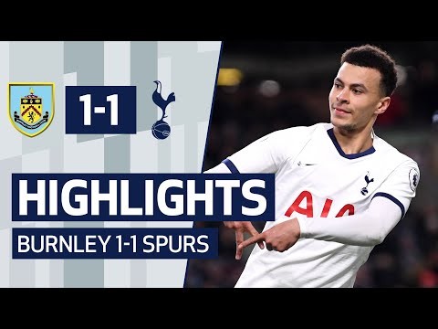 HIGHLIGHTS | BURNLEY 1-1 SPURS | Dele Alli scores 50th Premier League goal