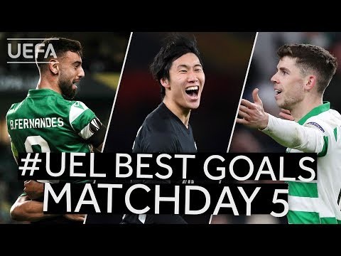 FERNANDES, KAMADA, CHRISTIE: #UEL BEST GOALS, Matchday 5