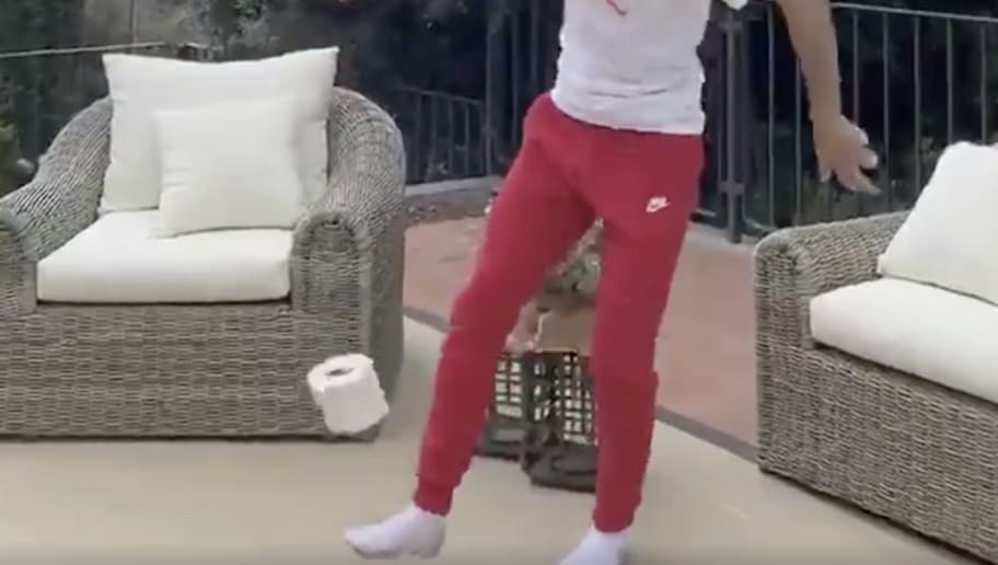 Brahim Diaz & Riqui Puig Reignite El Clasico Rivalry Quarantine Style - With Toilet Roll