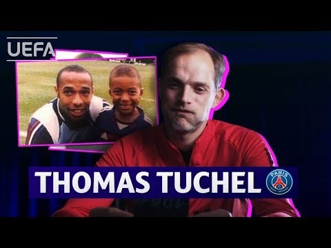 TUCHEL tries to recognize his PARIS players from baby photos!!