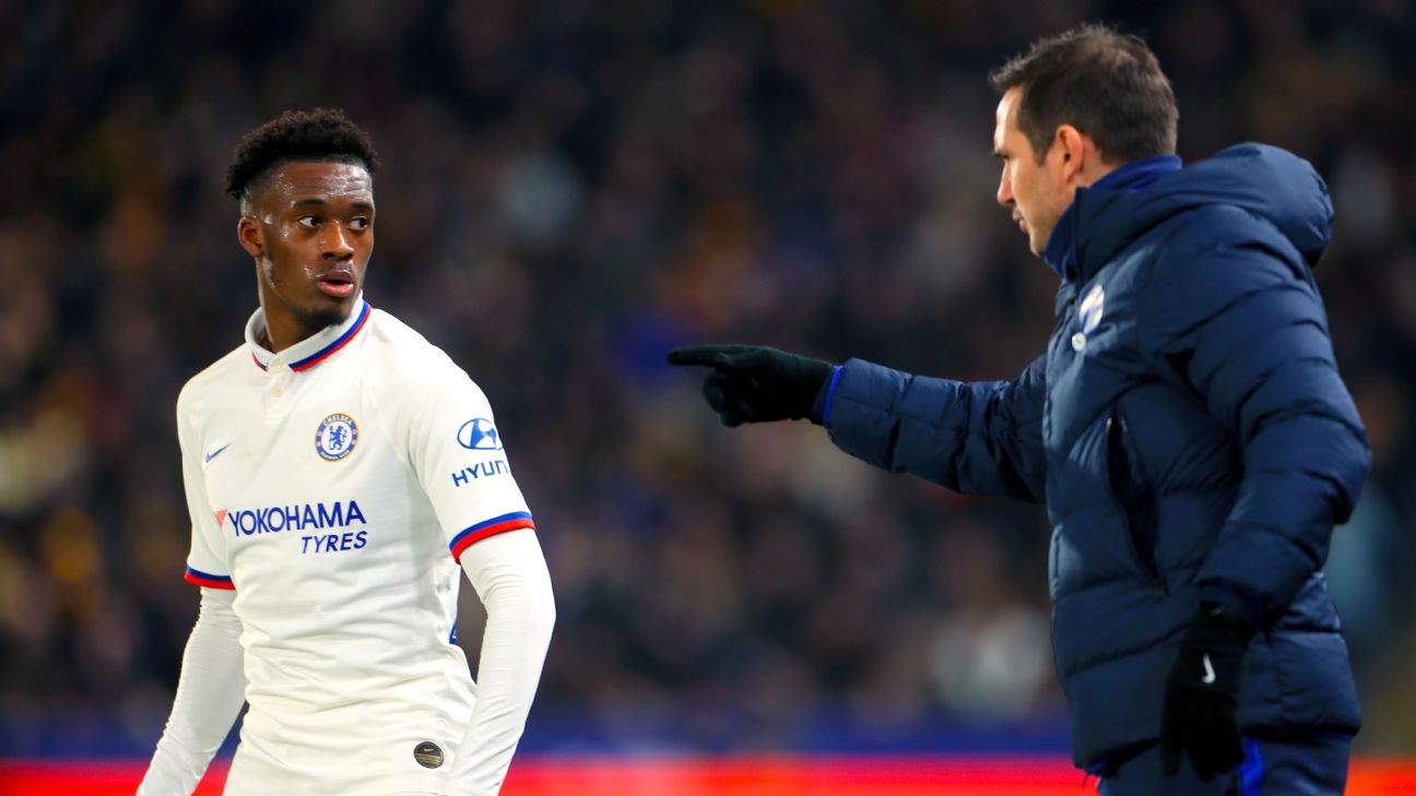 Chelsea's Hudson-Odoi making 'great progress' from coronavirus - Lampard