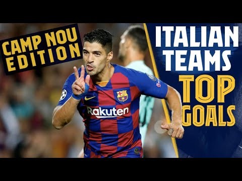 TOP GOALS: Barça vs Italian teams at Camp Nou