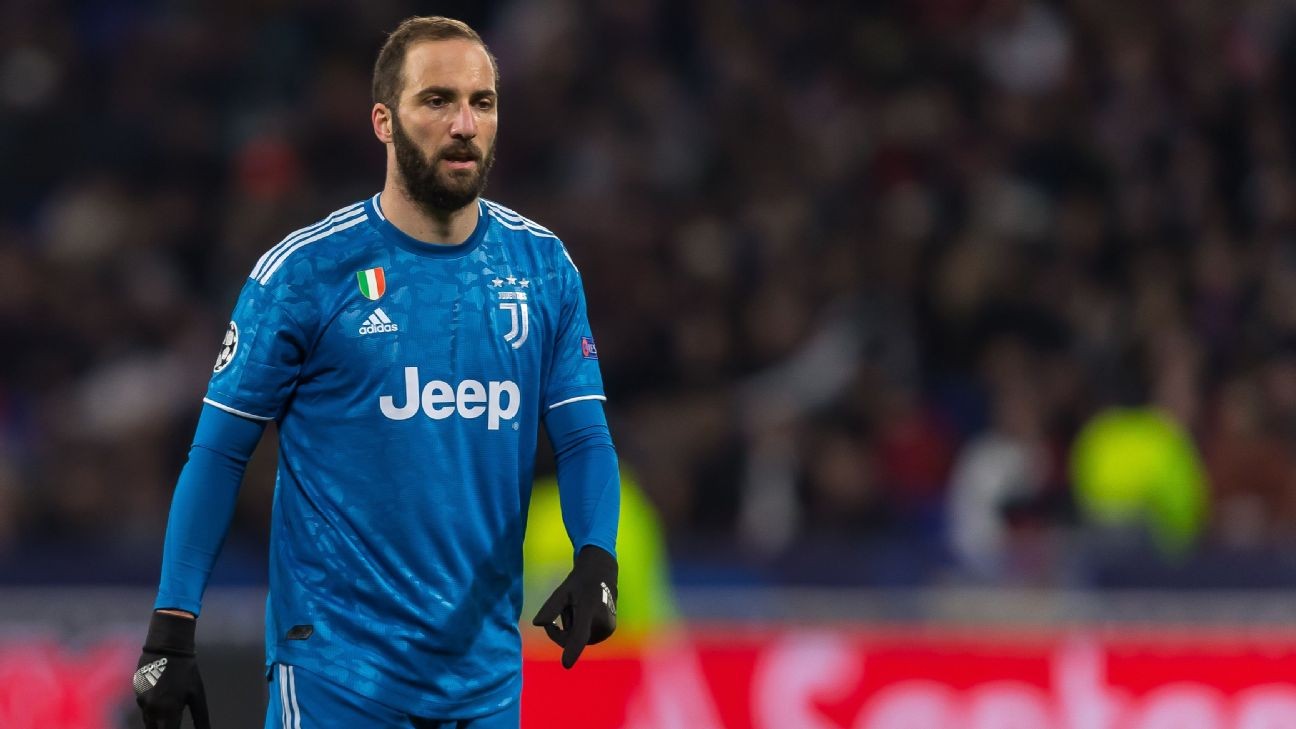 Coronavirus: Juventus' Higuain back in Argentina despite Italy lockdown, positive teammates - source