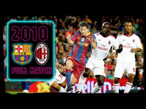 FULL MATCH: Barça - AC Milan (2010) Historic season begins against Italian giants!