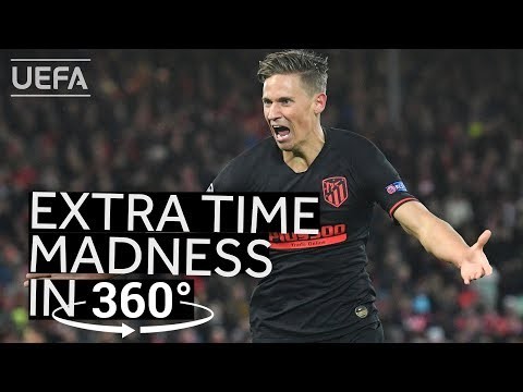 Relive ATLÉTICO extra time COMEBACK at ANFIELD in 360°!!