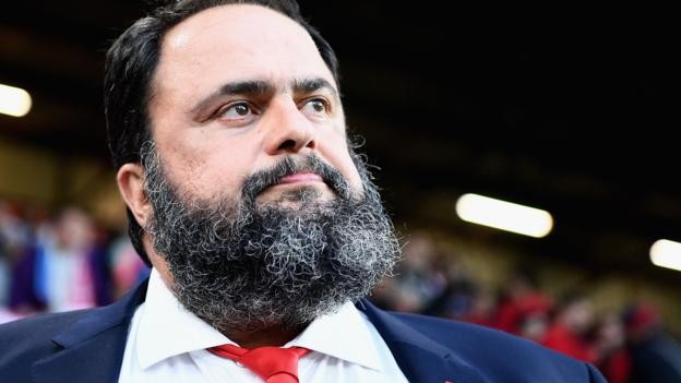 Evangelos Marinakis: Nottingham Forest owner says he has recovered from coronavirus