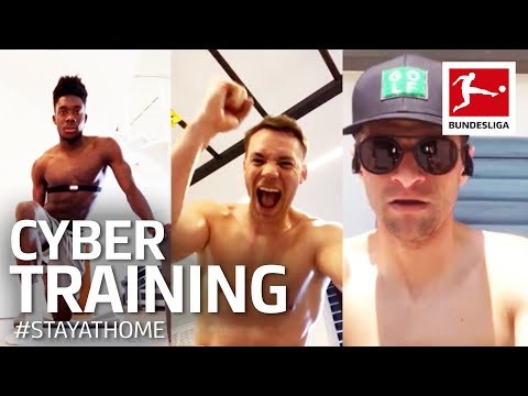 FC Bayern München Cyber Training - Neuer, Davies, Müller and More