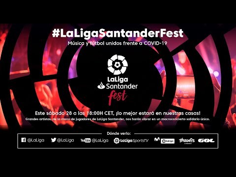 LaLiga Santander Fest: futbolistas y artistas luchan por una causa solidaria
