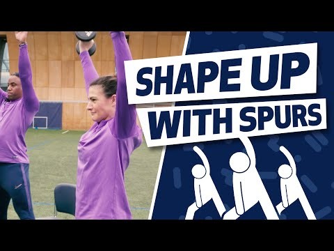 RESISTANCE HOME WORKOUT TUTORIAL | SHAPE UP WITH SPURS