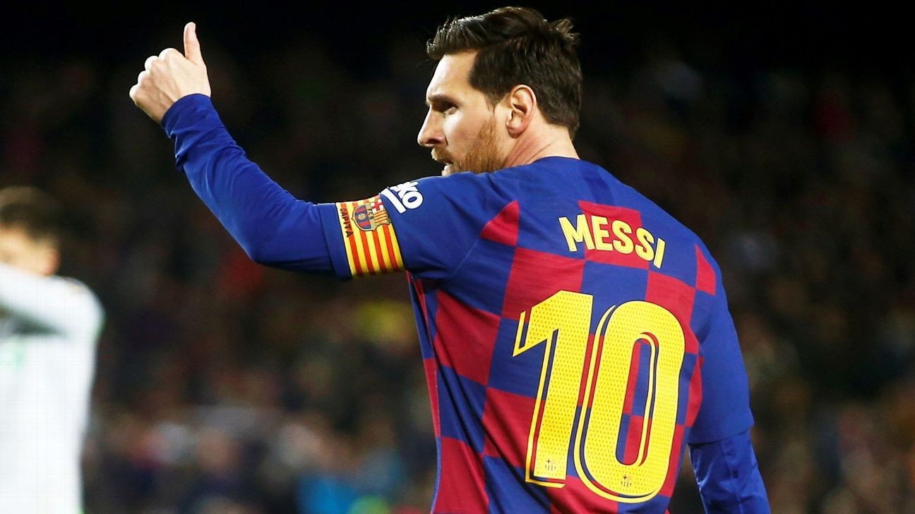 Barcelona's Lionel Messi agrees to 70% pay cut amid coronavirus pandemic