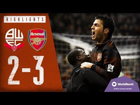 WHAT A COMEBACK! | Bolton 2-3 Arsenal | Highlights | 2008