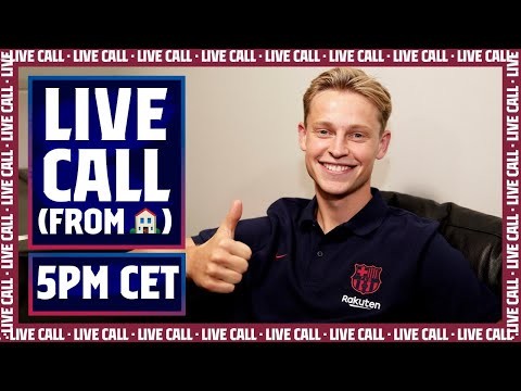 LIVECALL with FRENKIE DE JONG from his home