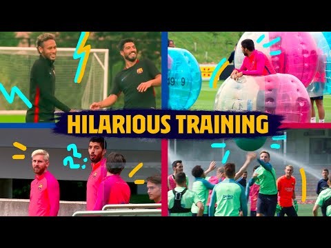 The most HILARIOUS Barça training exercises