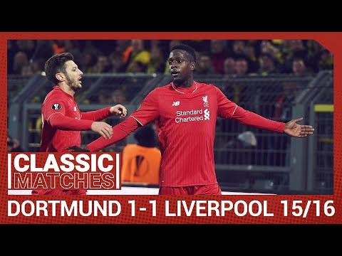 European Classic: Borussia Dortmund 1-1 Liverpool  | Origi scores a vital away goal