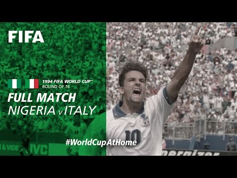 #WorldCupAtHome | Nigeria v Italy (USA 1994)