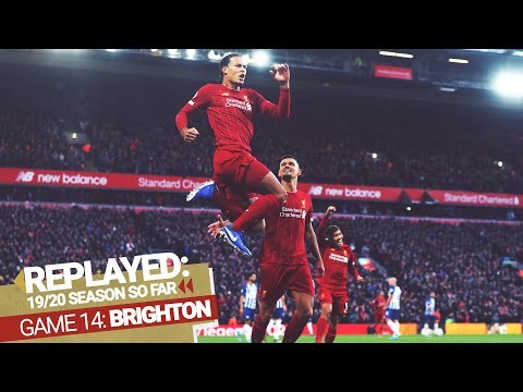 REPLAYED: Liverpool 2-1 Brighton | Van Dijk's double gives the Reds victory
