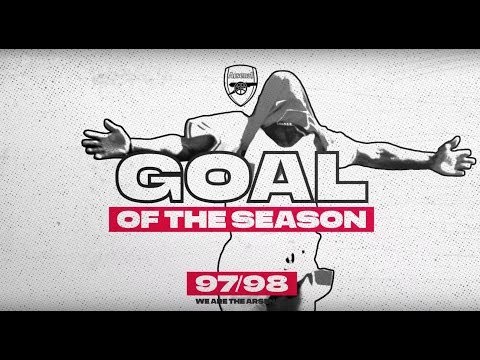 ?BERGKAMP WAS AMAZING  | Arsenal Goals of the season | 1997/98