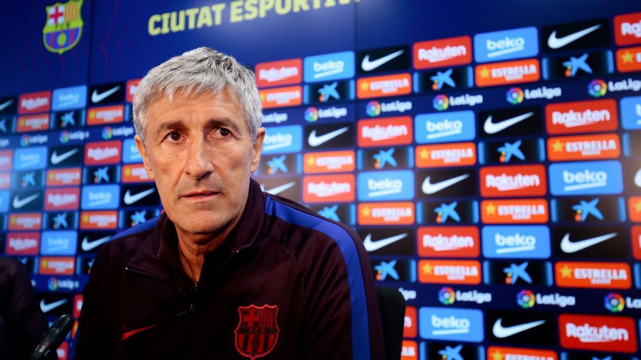 Barcelona boss Setien dreams of parading UCL trophy in front of cows in hometown