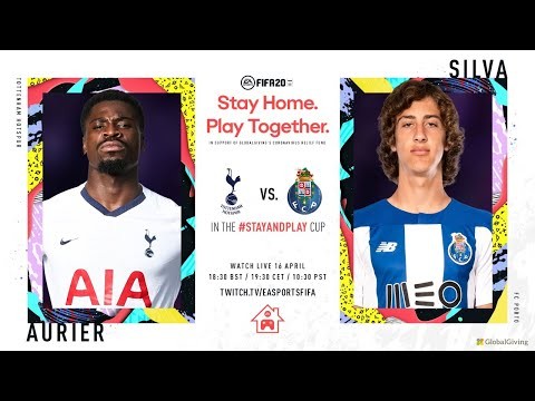 FIFA 20 | SERGE AURIER V FABIO SILVA | Spurs v FC Porto | #StayAndPlay Cup